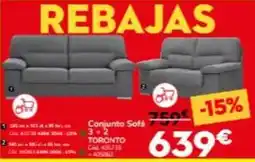 Conforama Conjunto sofá 3+2 oferta