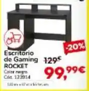 Conforama Gaming - escritorio de gaming oferta