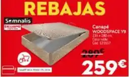 Conforama Somnalis - canapé woodspace y9 oferta