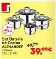 Conforama Set bateria de cocina oferta
