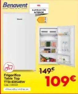 Conforama Benavent - frigorífico table top ttbhes48w oferta