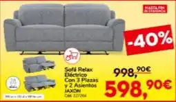 Conforama Relax - sofa eléctrico con 3 plazas y 2 asientos oferta