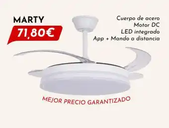Cuerpo de acero motor dc led integrado app + mando a distancia