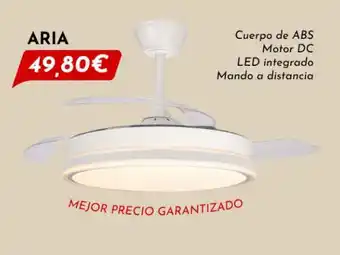 Araya - cuerpo de abs motor dc led integrado mando a distancia