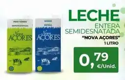 Quality Supermercados Nova - leche entera semidesnatada oferta