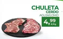 Quality Supermercados Chuleta cerdo aguja/lomo oferta