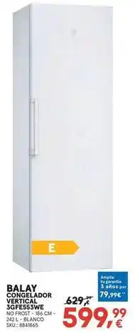 Worten Balay - congelador congelador jeffessewe oferta