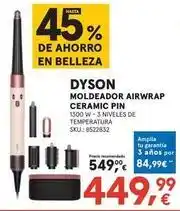 Worten Dyson - moldeador airwrap ceramic pin oferta