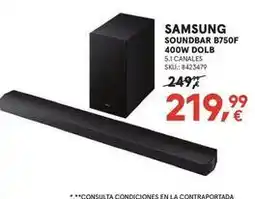 Worten Samsung - soundbar b750f 400w dolb oferta