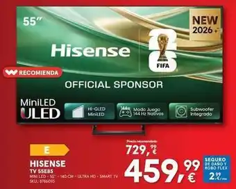 Hisense - tv 55e6s6