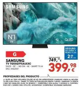 Worten Samsung - tv tq55q7f65auxxc oferta