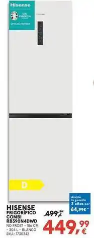 Worten Hisense - refrigerateur combine oferta