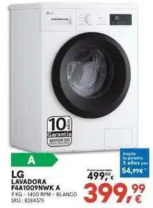 Worten Lg - lavadora f4a1009nwk a oferta