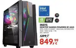 Worten Intel - insys desktop gaming powered by asus oferta