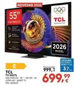 Worten Tcl - tv 55c7l oferta