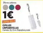 Centrakor Cepillos limpiabotillas oferta
