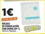 Centrakor Bolsas de congelación con cierre zip oferta