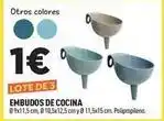 Centrakor Embudos de cocina oferta