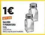 Centrakor Salero y pimentero oferta