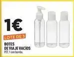 Centrakor Botes de viaje vacios oferta