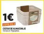 Centrakor Cestas de almacenaje oferta