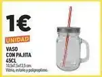 Centrakor Vaso con pajita oferta