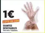Centrakor Guantes desechables oferta