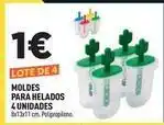 Centrakor Moldes para helados 4 unidades oferta