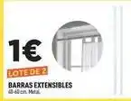 Centrakor Barras extensibles oferta
