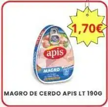 Cash Unide Apis - magro de cerdo oferta