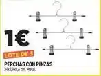 Centrakor Perchas con pinzas oferta