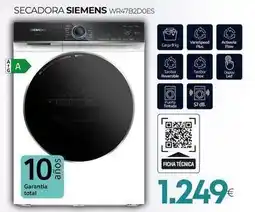 Tien 21 Siemens - secadora wr417b2d0es oferta