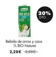NaturaSí Natumi - bebida de arroz y coco oferta