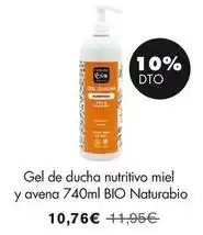 NaturaSí Babybio - gel de ducha nutritivo miel y avena 740ml bio oferta