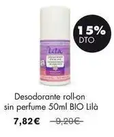 NaturaSí Bio - desodorante roll-on sin perfume 50ml bio oferta
