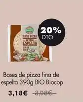 NaturaSí Biocop - bases de pizza fina de espelta oferta
