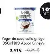 NaturaSí Style - yogur de coco estilo griego oferta