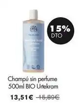 NaturaSí Bio - champú sin perfume 500ml bio oferta