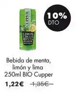NaturaSí Cupper - bebida de menta, limón y lima oferta