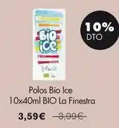 NaturaSí Bio - polos bio ice 10x40ml oferta