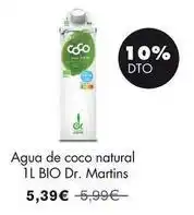 NaturaSí Bio - agua de coco natural oferta