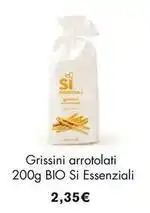NaturaSí Bio - grissini arrotolati 200g bio si essenziali oferta