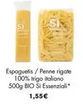 NaturaSí Bio - espaguetis / penne rigate 100% trigo italiano oferta