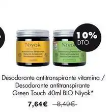 NaturaSí Touch - desodorante antitranspirante vitamina / desodorante antitranspirante green oferta