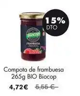 NaturaSí Biocop - compota de frambuesa oferta