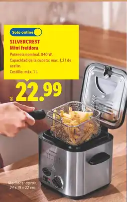 Lidl SILVERCREST Mini freidora oferta