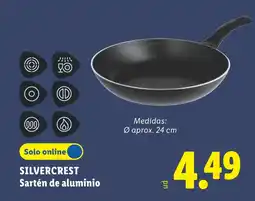 Lidl SILVERCREST Sartén de aluminio oferta