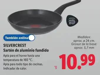 Lidl SILVERCREST Sartén de aluminio fundido oferta