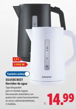 Lidl SILVERCREST Hervidor de agua oferta