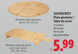 Lidl SILVERCREST Plato giratorio / Tabla de servir oferta